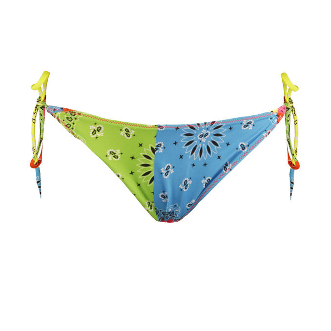 SLIP VIRGO STRING Donna Bandana Round Fluo