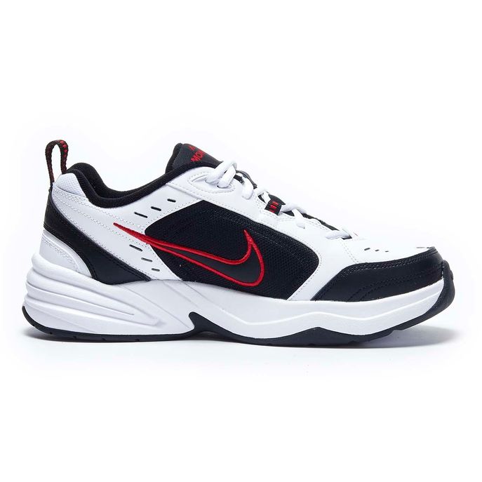 nike air monarch white black