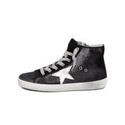 SNEAKER ALTA FRANCY IN VELLUTO BRINATO Bambina Silver white star SNEAKER ALTA FRANCY IN VELLUTO BRINATO Bambina Silver white star