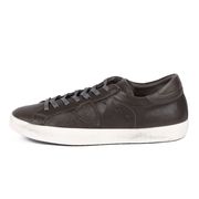 SNEAKER BASSA IN PELLE PARIS Uomo Antracite SNEAKER BASSA IN PELLE PARIS Uomo Antracite