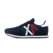 SNEAKER CON LOGO APPLICATO IN ECOPELLE SCAMOSCIATO Uomo Navy Blu SNEAKER CON LOGO APPLICATO IN ECOPELLE SCAMOSCIATO Uomo Navy Blu