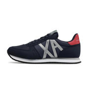 SNEAKER CON LOGO APPLICATO IN ECOPELLE Uomo Navy Blue SNEAKER CON LOGO APPLICATO IN ECOPELLE Uomo Navy Blue