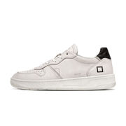SNEAKER COURT LEATHER IN PELLE EFFETTO USED Uomo White Black SNEAKER COURT LEATHER IN PELLE EFFETTO USED Uomo White Black