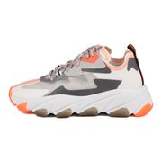SNEAKER ECLIPSE IN NYLON CON INSERTO IN SUEDE Donna Trasparent White Coral SNEAKER ECLIPSE IN NYLON CON INSERTO IN SUEDE Donna Trasparent White Coral