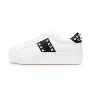 SNEAKER ESCALADE PLATFORM CON BORCHIE Donna White black SNEAKER ESCALADE PLATFORM CON BORCHIE Donna White black