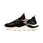 SNEAKER FUGA MESH CON INSERTI IN PELLE Uomo Nero SNEAKER FUGA MESH CON INSERTI IN PELLE Uomo Nero