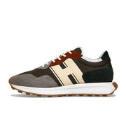 SNEAKER H601 Uomo Verde Grigio Beige SNEAKER H601 Uomo Verde Grigio Beige