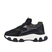 SNEAKER HYPERACTIVE ANIMALIER Donna Nero Leopard SNEAKER HYPERACTIVE ANIMALIER Donna Nero Leopard