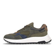 SNEAKER HYPERLIGHT ALLACCIATO BIMATERIALE Uomo Verde/Blu SNEAKER HYPERLIGHT ALLACCIATO BIMATERIALE Uomo Verde/Blu