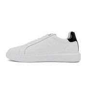 SNEAKER PACKARD IN PELLE Donna Bianco Nero SNEAKER PACKARD IN PELLE Donna Bianco Nero