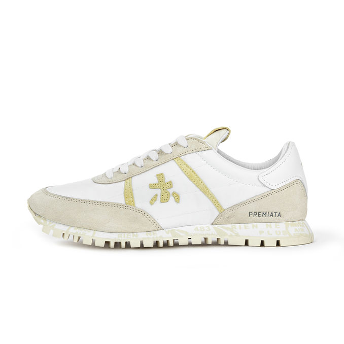 SNEAKER SEAND Donna Bianco Lime