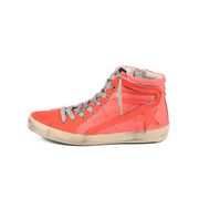 SNEAKER SLIDE LETHER Bambino Fluo Red SNEAKER SLIDE LETHER Bambino Fluo Red