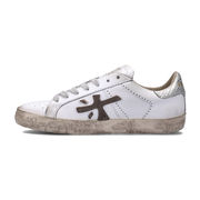SNEAKER STEVEND 4717 IN PELLE Donna Bianco Grigio SNEAKER STEVEND 4717 IN PELLE Donna Bianco Grigio