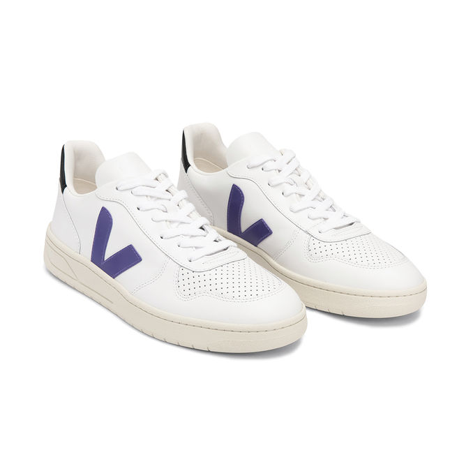 SNEAKER V-10 Uomo White Purple Black