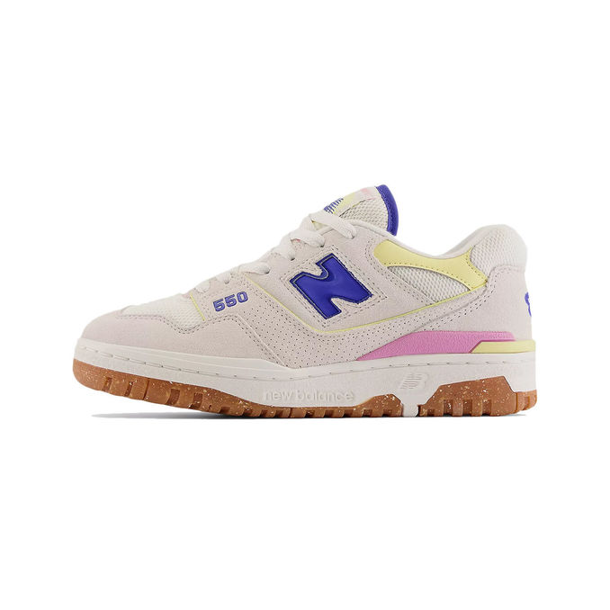 SNEAKERS 550 LIFESTYLE MTZ Donna White Blue Yellow Pink