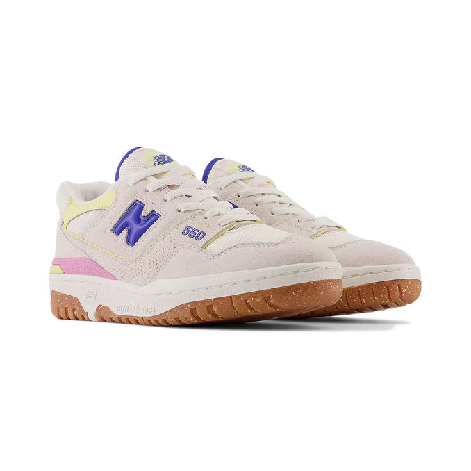 SNEAKERS 550 LIFESTYLE MTZ Donna White Blue Yellow Pink