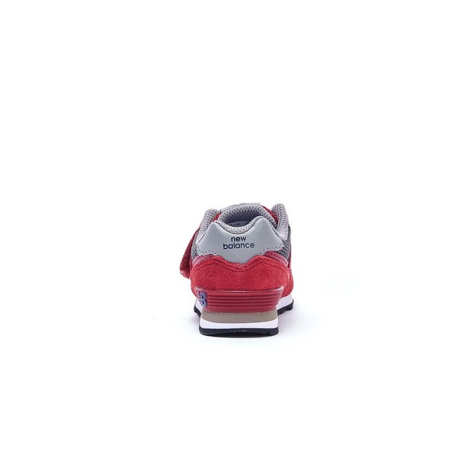 SNEAKERS 574 LIFESTYLE LEATHER TEXTILE Bambino Red