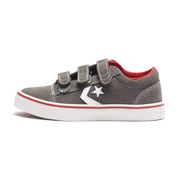 SNEAKERS ALL STAR BADGE OX 3V SUEDE Bambino Charcoal/White SNEAKERS ALL STAR BADGE OX 3V SUEDE Bambino Charcoal/White