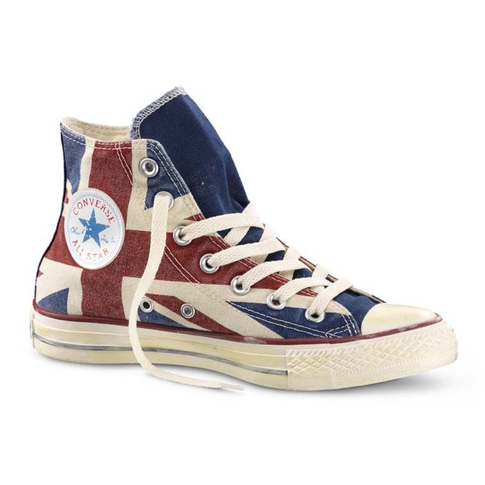 CONVERSE SNEAKERS ALL STAR HI GRAPHICS UK FLAG | Mascheroni Sportswear