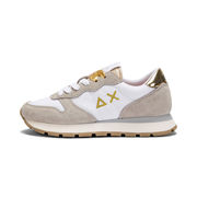 SNEAKERS ALLY GOLD SILVER Donna Bianco Panna SNEAKERS ALLY GOLD SILVER Donna Bianco Panna