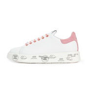 SNEAKERS BELLE BASSA Donna Bianco Rosa SNEAKERS BELLE BASSA Donna Bianco Rosa