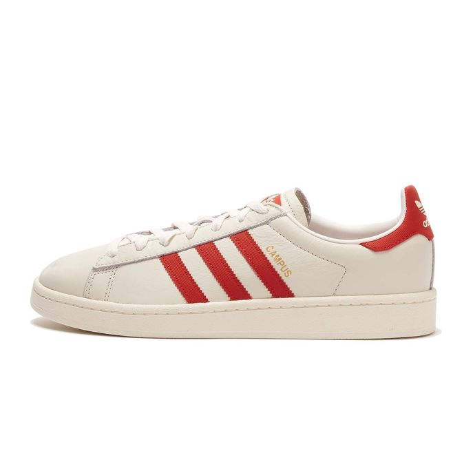 ADIDAS SNEAKERS CAMPUS Uomo Chalk white bold orange cream | Mascheroni ...