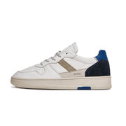 SNEAKERS COURT 2.0 VINTAGE CALF Uomo White Blue SNEAKERS COURT 2.0 VINTAGE CALF Uomo White Blue
