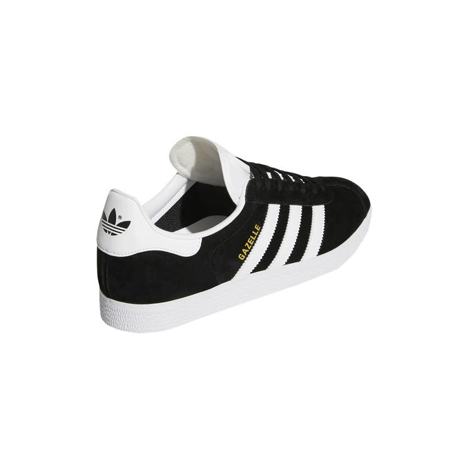SNEAKERS GAZELLE Unisex Black White Gold