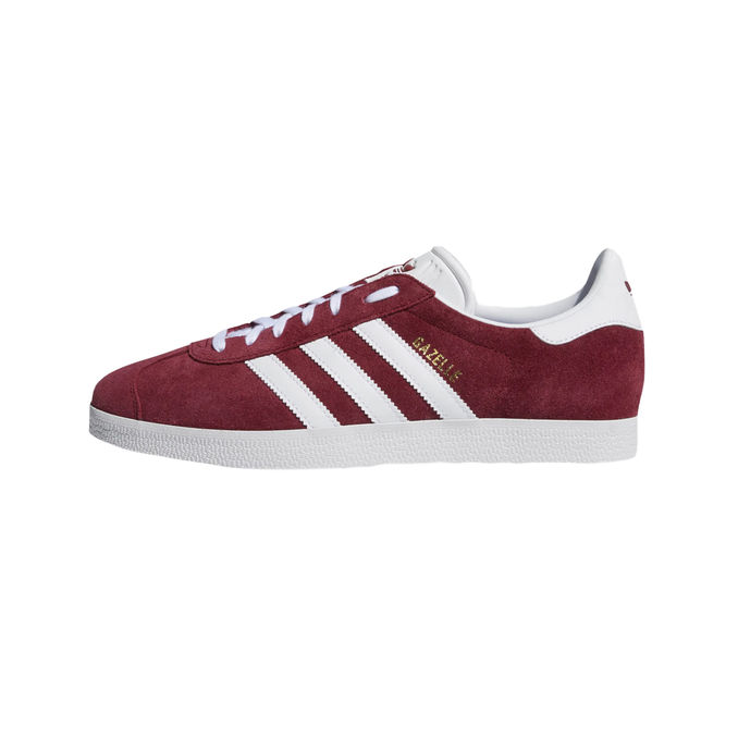 SNEAKERS GAZELLE Unisex Bordeaux White Gold