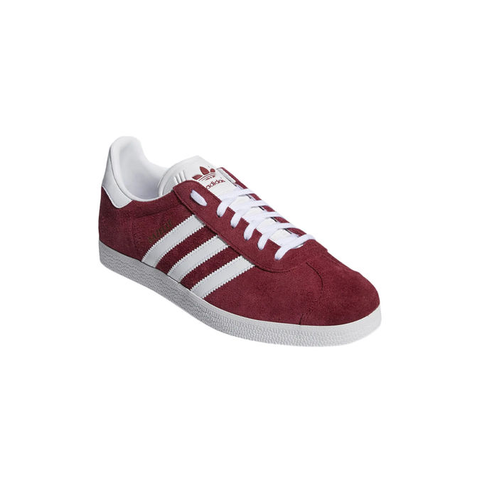 SNEAKERS GAZELLE Unisex Bordeaux White Gold