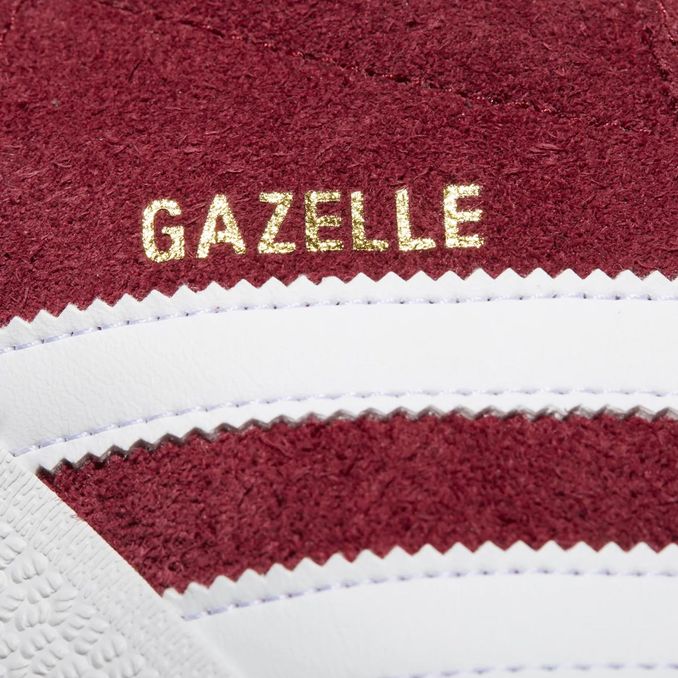 SNEAKERS GAZELLE Unisex Bordeaux White Gold