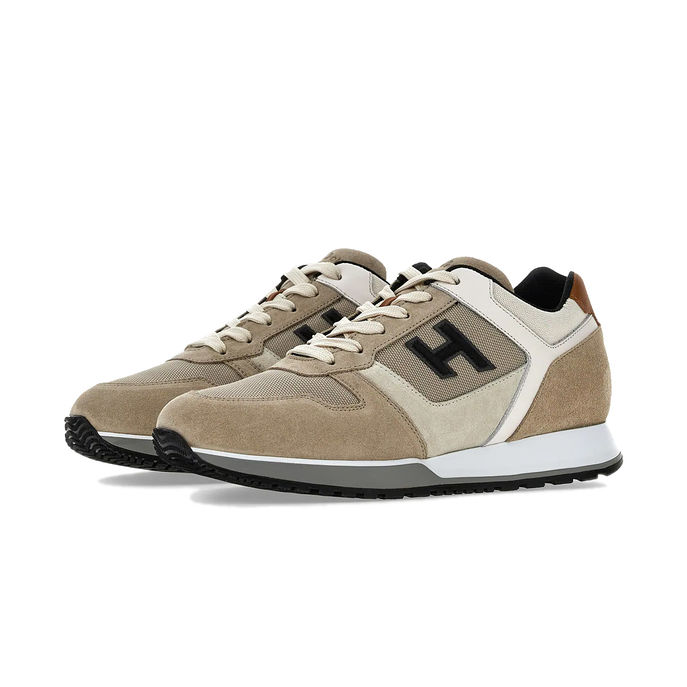 SNEAKERS H321 Uomo Beige Nero Avorio