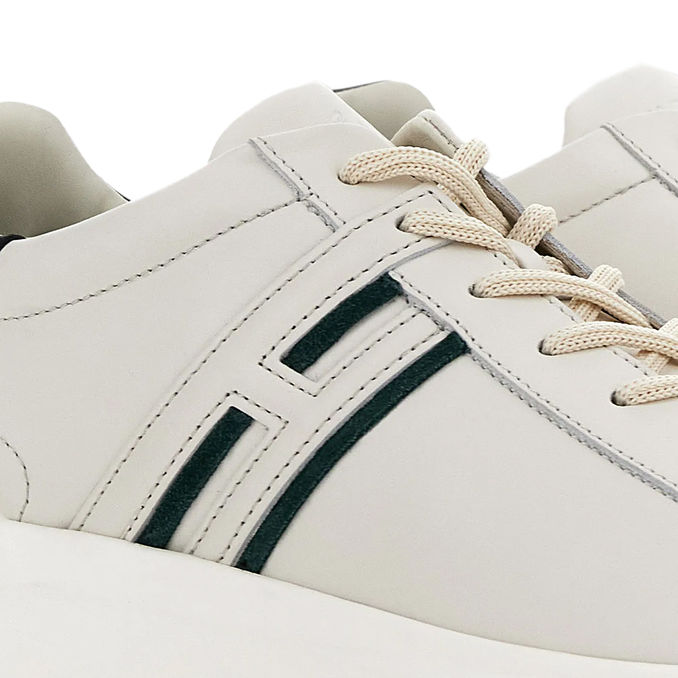 SNEAKERS H580 Uomo Avorio Nero