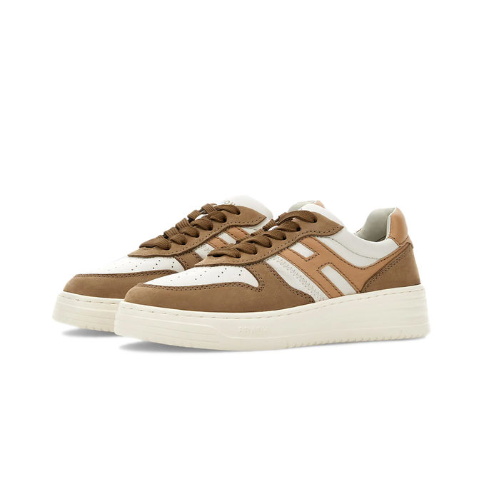 SNEAKERS H630 Donna Avorio Marrone Beige