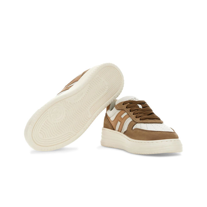 SNEAKERS H630 Donna Avorio Marrone Beige