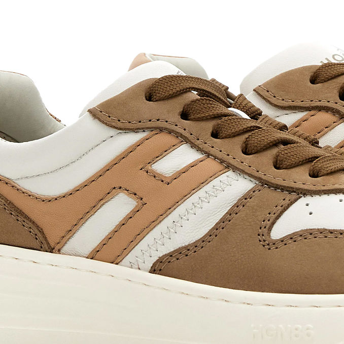 SNEAKERS H630 Donna Avorio Marrone Beige