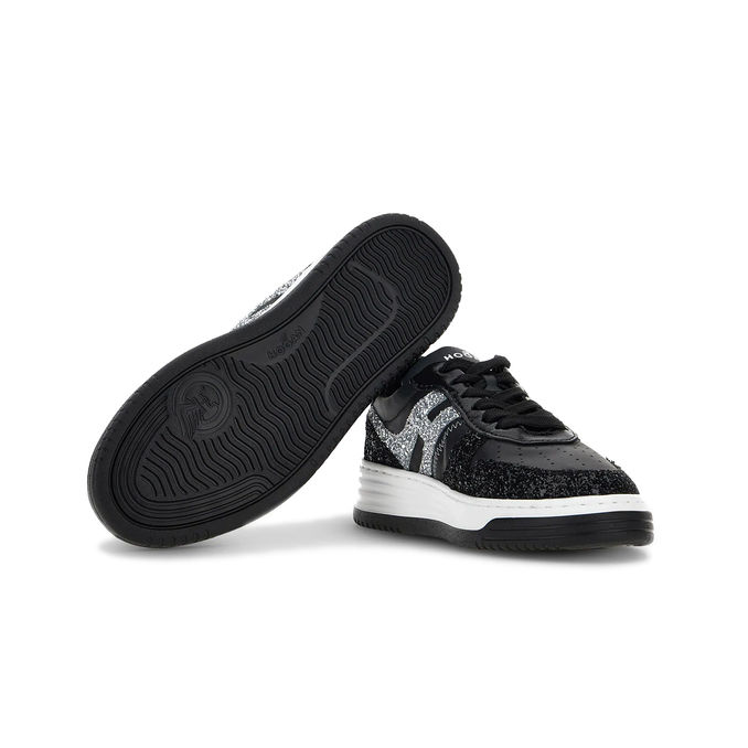 SNEAKERS H630 Donna Nero Argento