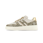 SNEAKERS H630 GLITTER Donna Avorio Oro SNEAKERS H630 GLITTER Donna Avorio Oro