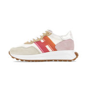 SNEAKERS H641 Donna Bianco Beige Rosa SNEAKERS H641 Donna Bianco Beige Rosa