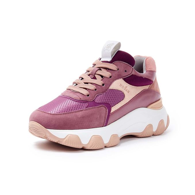 SNEAKERS HYPERACTIVE Donna Rosa Prugna Cavallino