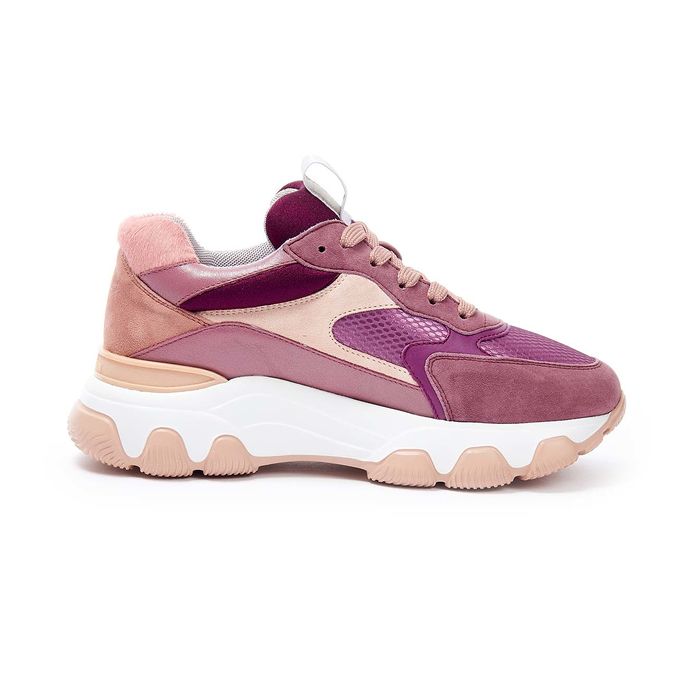 SNEAKERS HYPERACTIVE Donna Rosa Prugna Cavallino