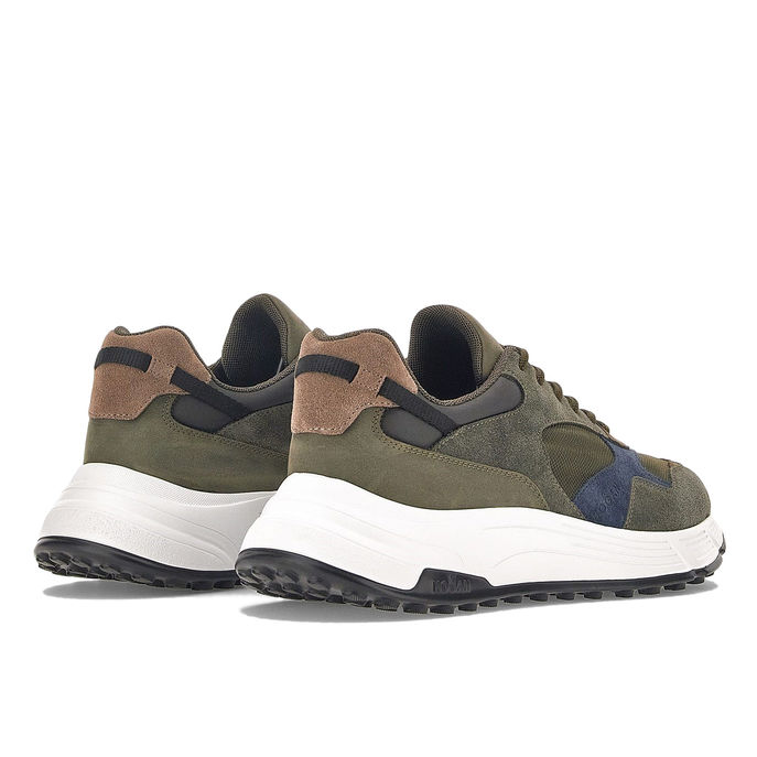 SNEAKERS HYPERLIGHT ALLACCIATO BIMATERIALE Uomo Verde/Blu