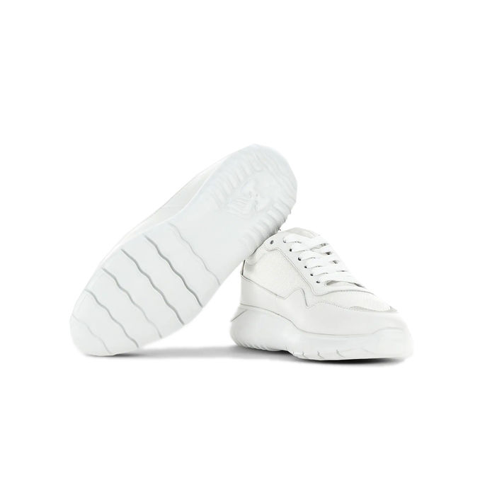 SNEAKERS INTERACTIVE 3 Uomo Bianco Cuoio