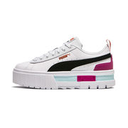 SNEAKERS MAYZE LTH Donna White Black Apricot SNEAKERS MAYZE LTH Donna White Black Apricot