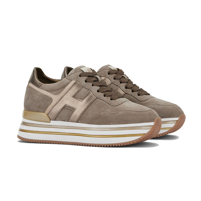 SNEAKERS MIDI H222 PLATFORM Donna Beige