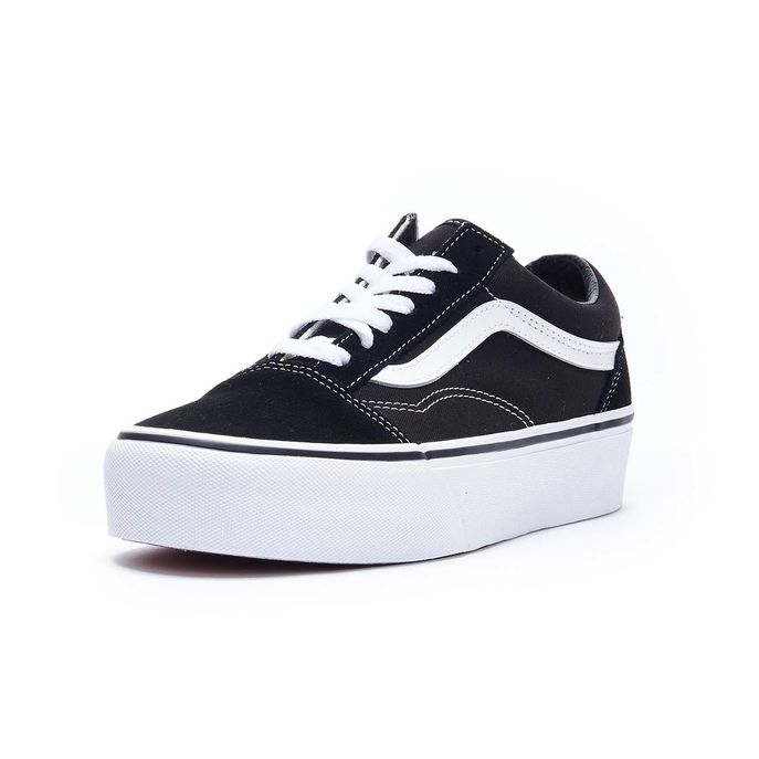 SNEAKERS PLATFORM OLD SKOOL Donna Black White