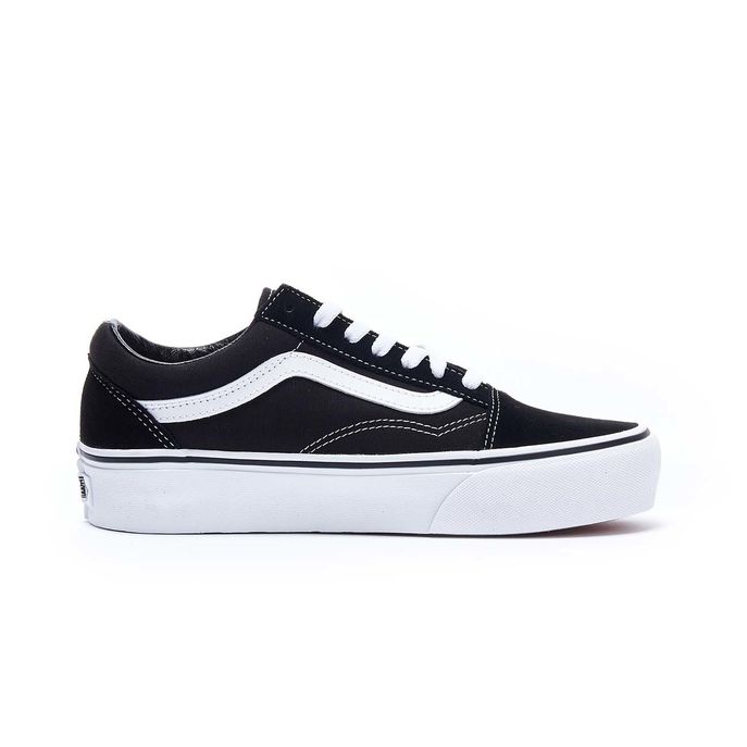 SNEAKERS PLATFORM OLD SKOOL Donna Black White