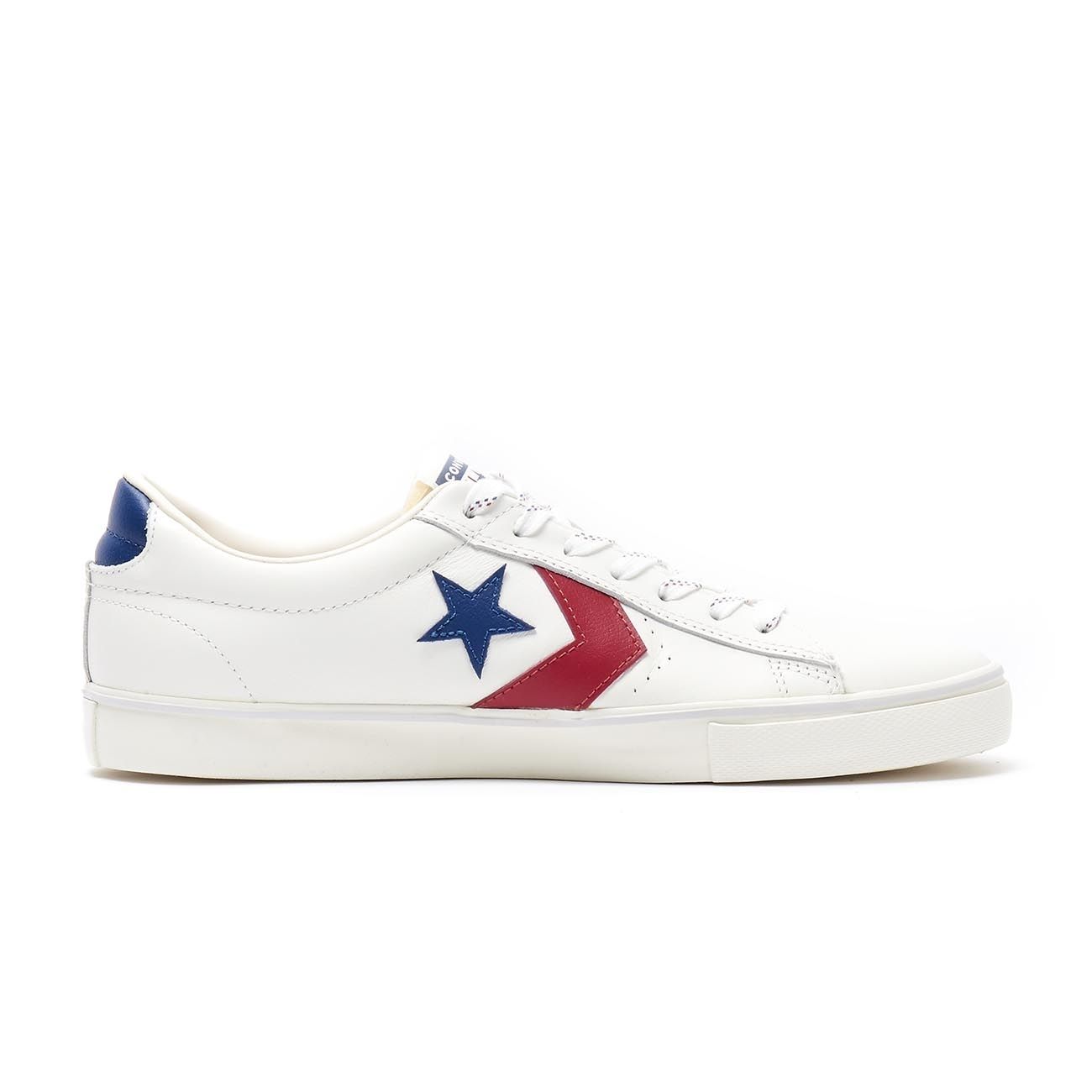 CONVERSE SNEAKERS PRO LEATHER VULC OX Uomo Vintage white navy ... صور سينشي