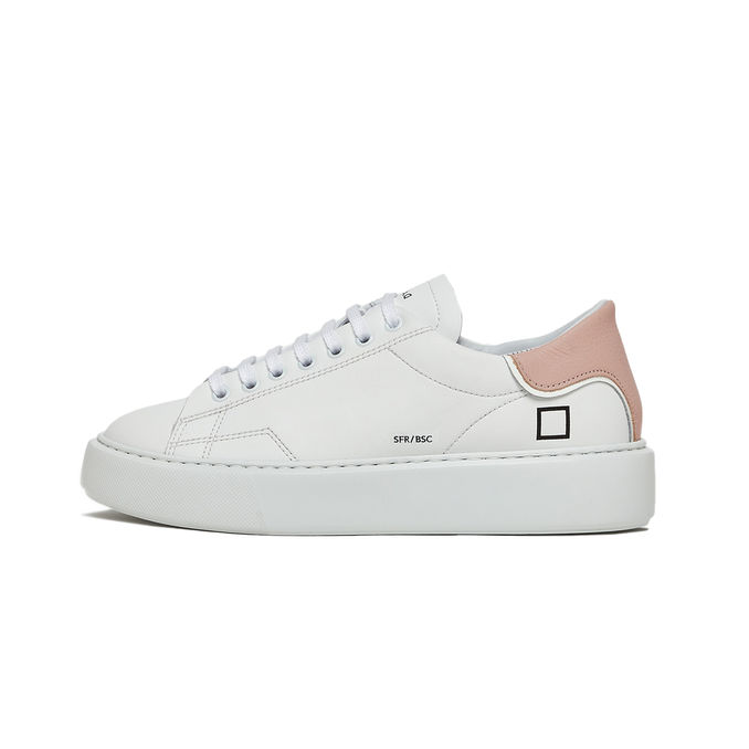 SNEAKERS SFERA CALF Donna White Pink