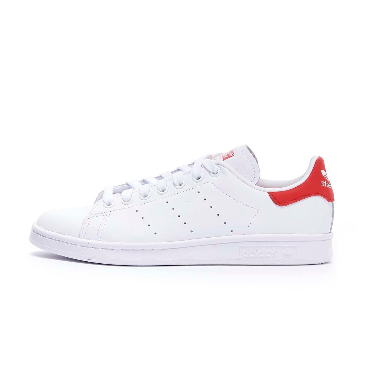 Adidas women's stan smith shoes - white/active red hotsell